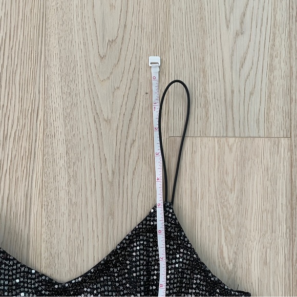 Divided Silver Sequin Black Romper - XS - Picture 9 of 10
